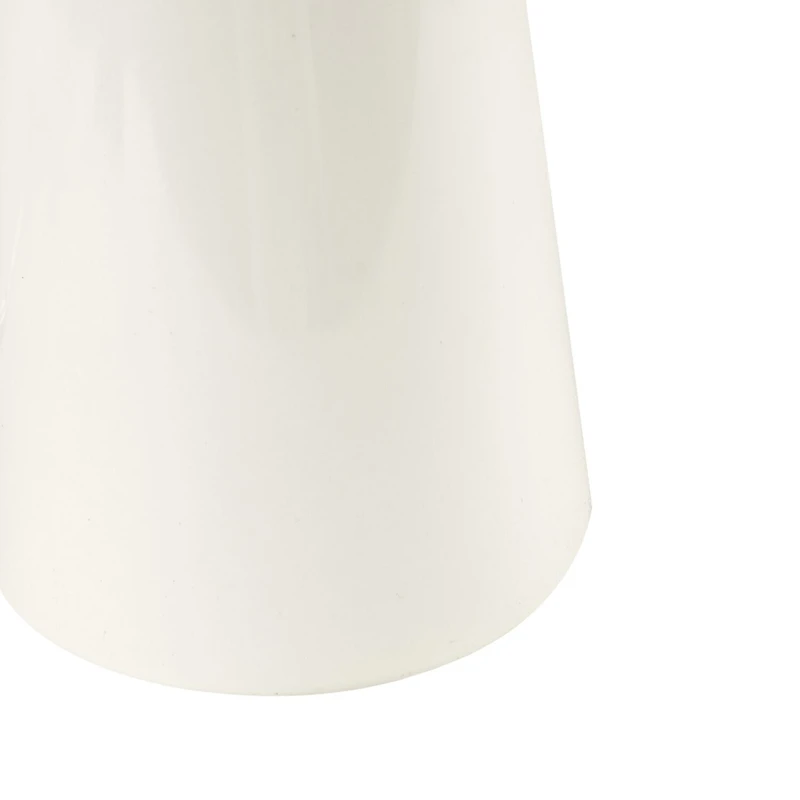 INK+IVY Tristan Triangular Ceramic and Wood Table Lamp