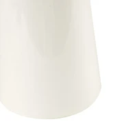 INK+IVY Tristan Triangular Ceramic and Wood Table Lamp