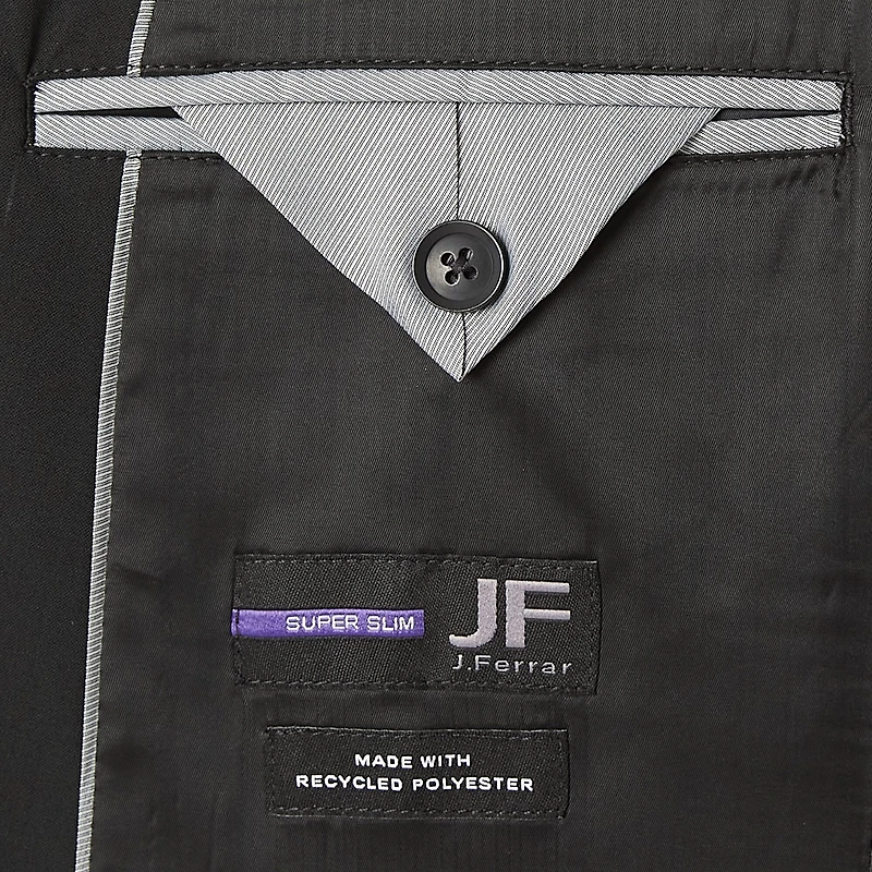 J. Ferrar Ultra Comfort Mens Stretch Fabric Super Slim Fit Suit Jacket