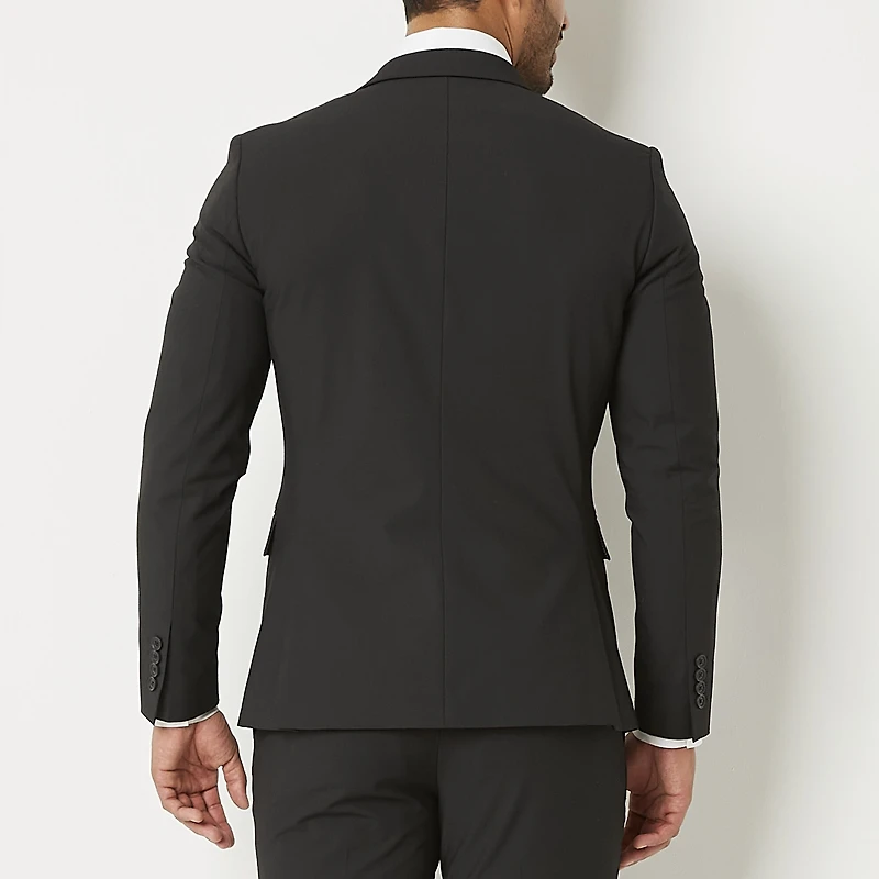 J. Ferrar Ultra Comfort Mens Stretch Fabric Super Slim Fit Suit Jacket