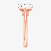 G-H / SI1-SI2) Womens 2 CT. T.W. Lab Grown White Diamond 14K Gold Princess Solitaire Engagement Ring