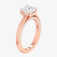 (G-H / SI1-SI2) Womens 2 1/2 CT. T.W. Lab-Grown White Diamond 14K Gold Round Solitaire Engagement Ring