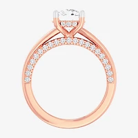 (G-H / SI1-SI2) Womens 2 1/2 CT. T.W. Lab-Grown White Diamond 14K Gold Round Solitaire Engagement Ring
