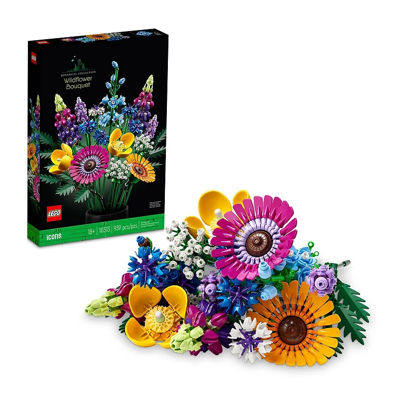 LEGO Icons Wildflower Bouquet 10313 (939 Pieces)