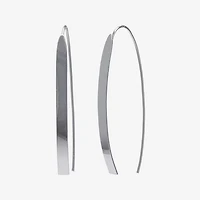 Silver Reflections Womens Pure Silver Over Brass Drop Earrings