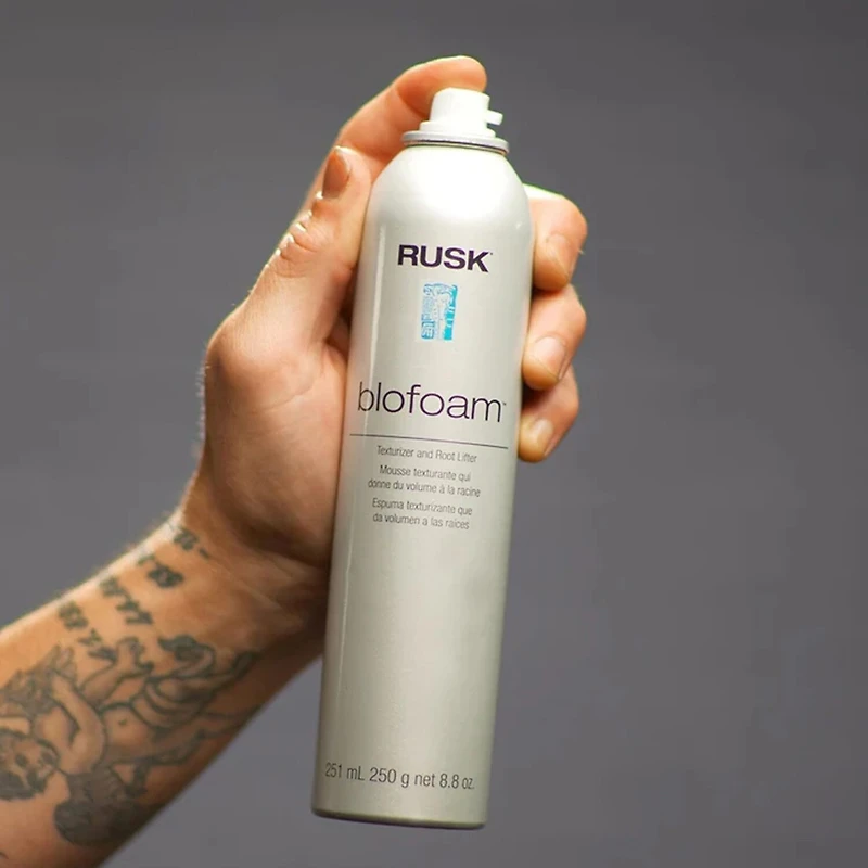 Rusk Blofoam Texturizer & Root Lifter Hair Mousse 8.8 oz.