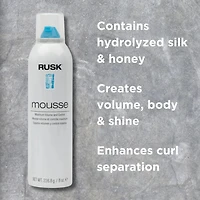 Rusk Maximum Volume & Control Hair Mousse 8.8 oz.