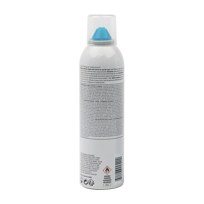 Rusk Maximum Volume & Control Hair Mousse 8.8 oz.