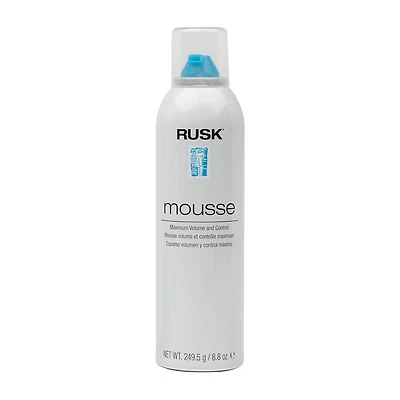 Rusk Maximum Volume & Control Hair Mousse 8.8 oz.