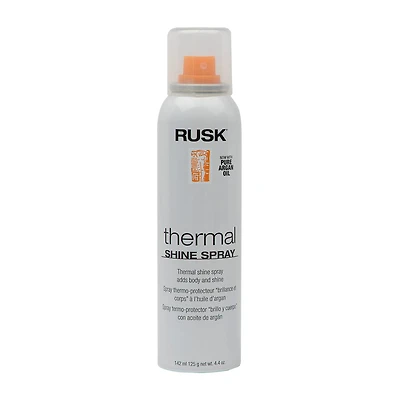 Rusk Pure Argan Oil Thermal Shine Spray Styling Product 4.4 oz.