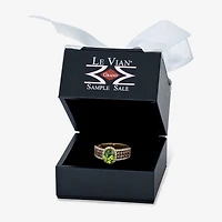 Le Vian® Ring featuring 1 1/6 cts. Green Apple Peridot™, 1/3 cts. Chocolate Diamonds®, 1/4 cts. Nude Diamonds™ set in 14K Honey Gold™
