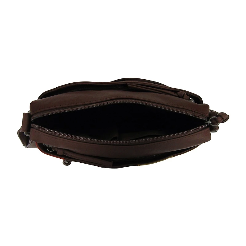 Bueno of California Mini Top Zip Crossbody Bag