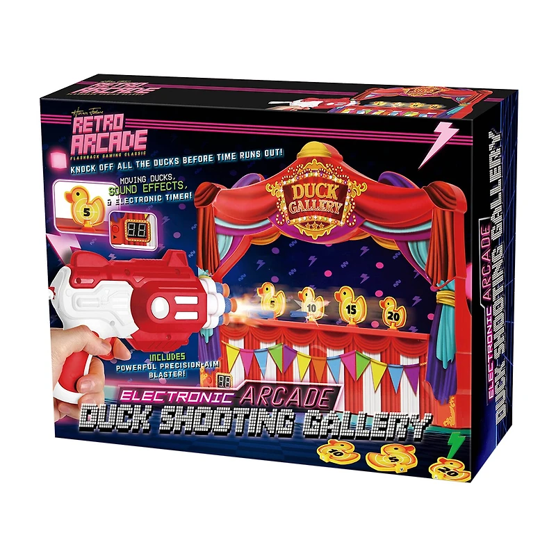 Retro Arcade Duck Shooting Gallery