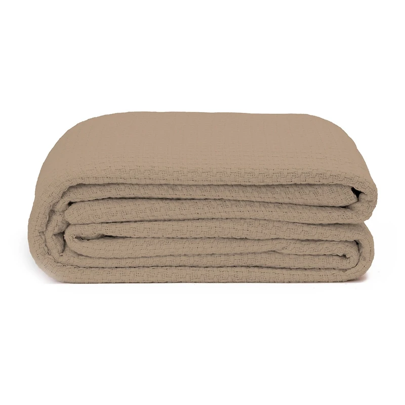 Color Sense 100% Cotton Basket Blanket Set