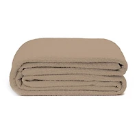 Color Sense 100% Cotton Basket Blanket Set