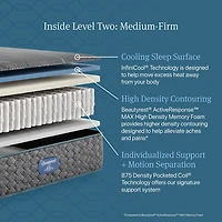 Beautyrest Level Two 12" Medium Firm Tight top - Mattress + Box Spring