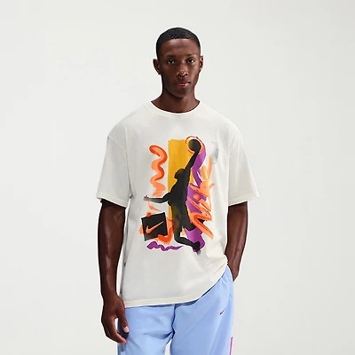 Nike Mens Crew Neck Short Sleeve Regular Fit Graphic T-Shirt