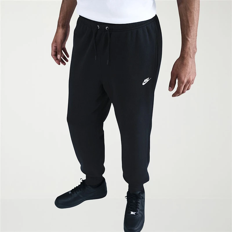 Nike Mens Cuffed Mid Rise Regular Fit Fleece Active Jogger Pant
