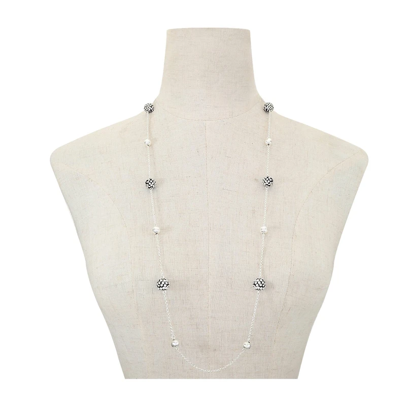 Monet Jewelry 34 Inch Rolo Strand Necklace