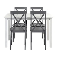 Eugene Farmhouse 5-PC Dining Set