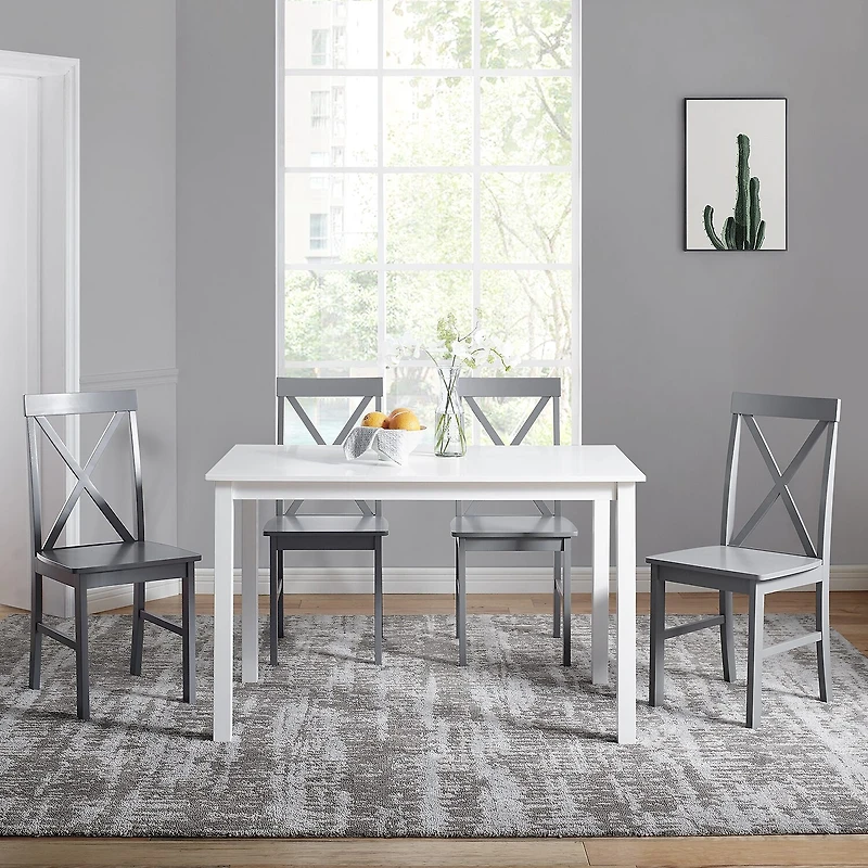 Eugene Farmhouse 5-PC Dining Set
