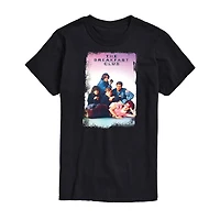 The Breakfast Club Mens Crew Neck Short Sleeve Regular Fit Graphic T-Shirt
