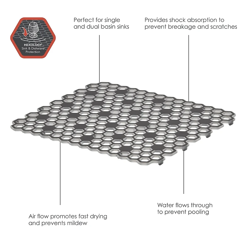 Spectrum Diversified Hexa Small Protector Sink Mat