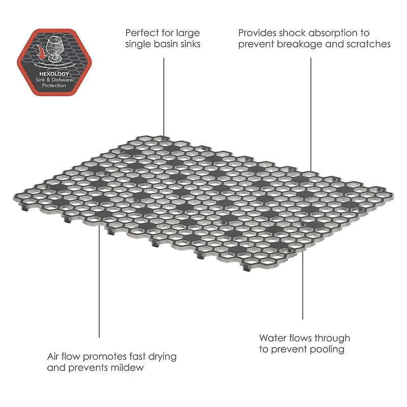 Spectrum Diversified Hexa Small Protector Sink Mat