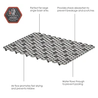 Spectrum Diversified Hexa Small Protector Sink Mat