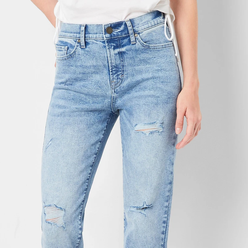 A.N.A Womens High Rise Straight Leg Jean