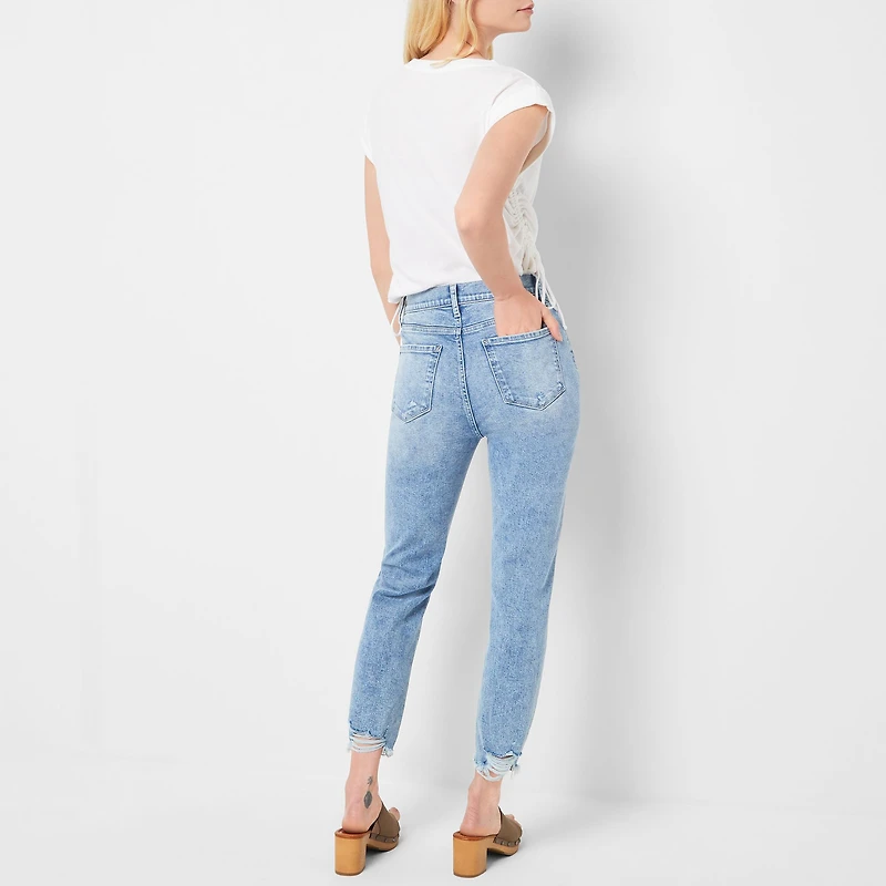 A.N.A Womens High Rise Straight Leg Jean