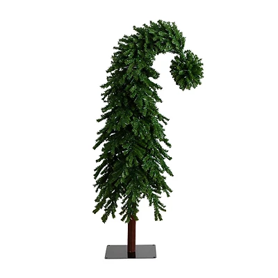 Nearly Natural Green Santa’S Hat 500 Led Lights And 1275 Bendable Branches 7 Foot Pre-Lit Fir Christmas Tree