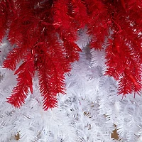 Nearly Natural 7ft Red Santa’S Hat 500 Led Lights And 1272 Bendable Branches 7 Foot Pre-Lit Fir Christmas Tree