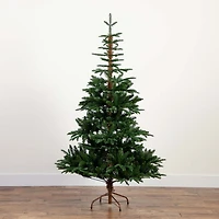 Nearly Natural Pre-Lit Artificial Idaho Mixed Fir 130 Warm White Led Lights 6 Foot Pre-Lit Fir Christmas Tree