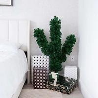 Nearly Natural 4ft Artificial Cactus 4 Foot Fir Christmas Tree