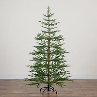 Nearly Natural Pre-Lit Artificial Natural Fresh Cut Fir With Instant Connect Technology And 230 Color Changing Led Dewdrop Lights 6 Foot Pre-Lit Fir Christmas Tree