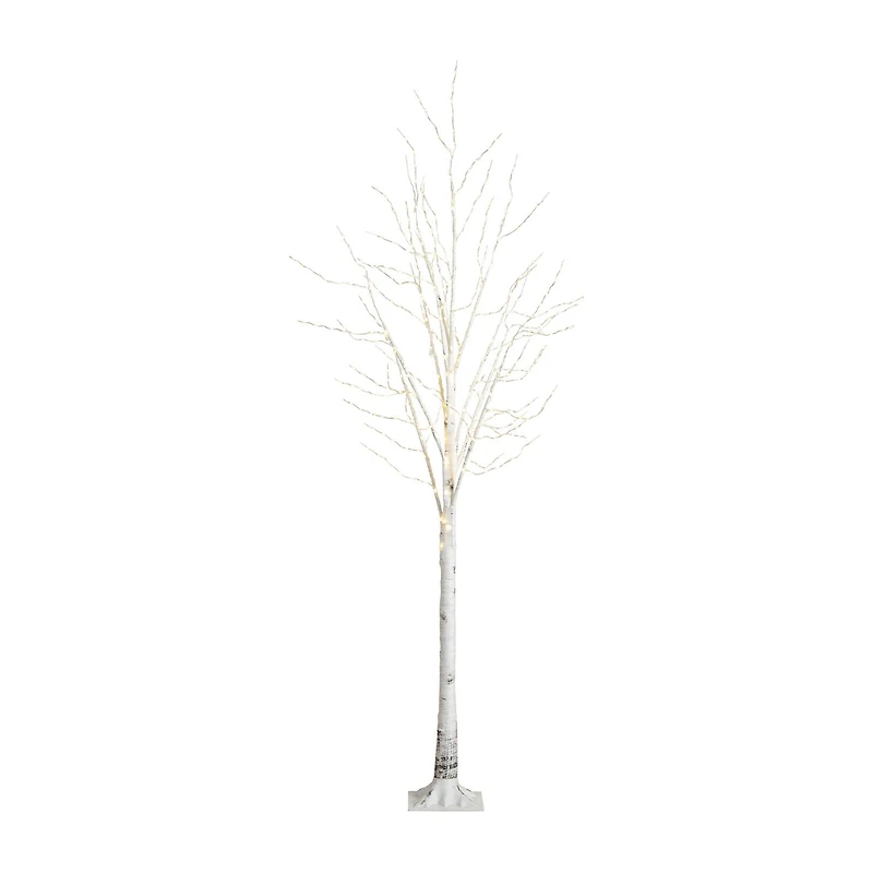 Nearly Natural 8ft Pre-Lit Artificial With 500 Warm White Led Lights Christmas Tree