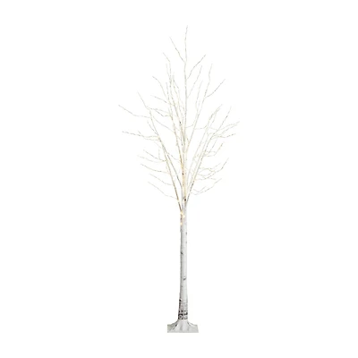 Nearly Natural 8ft Pre-Lit Artificial With 500 Warm White Led Lights Christmas Tree