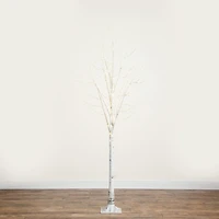 Nearly Natural 8ft Pre-Lit Artificial With 500 Warm White Led Lights Christmas Tree