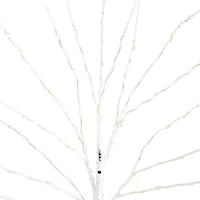 Nearly Natural 24in Pre-Lit Artificial White Birch Branches With 80 Warm White Led Lights 2 Foot Pre-Lit Birch Christmas Tree