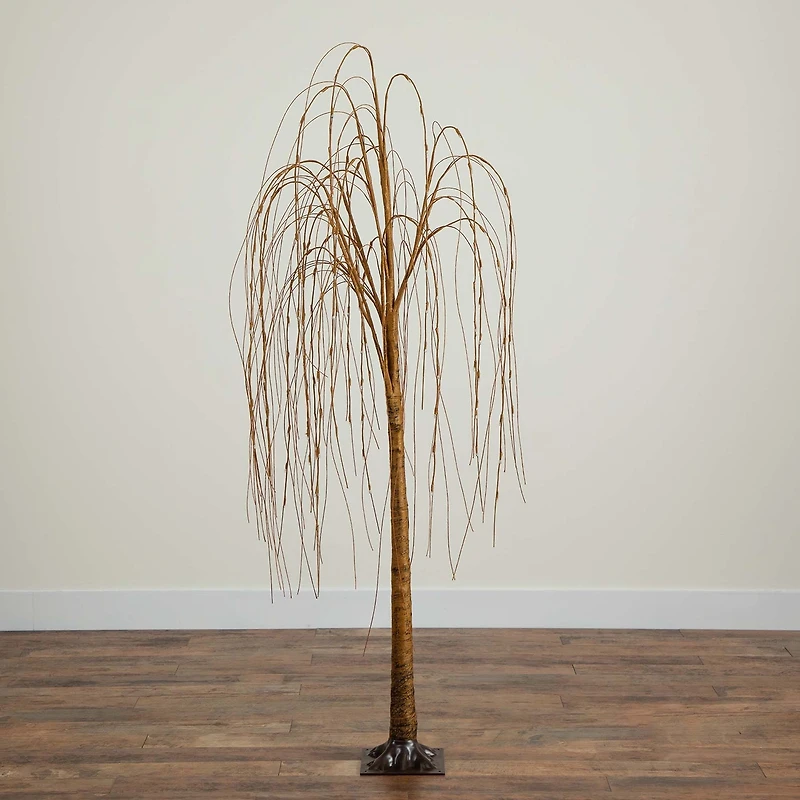 Nearly Natural 6ft Pre-Lit Artificial Willow With 160 Warm White Led Lights 6 Foot Pre-Lit Willow Christmas Tree
