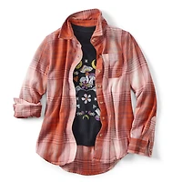 Thereabouts Little & Big Kid Girls Long Sleeve Cuffed Regular Fit Button-Down Shirt