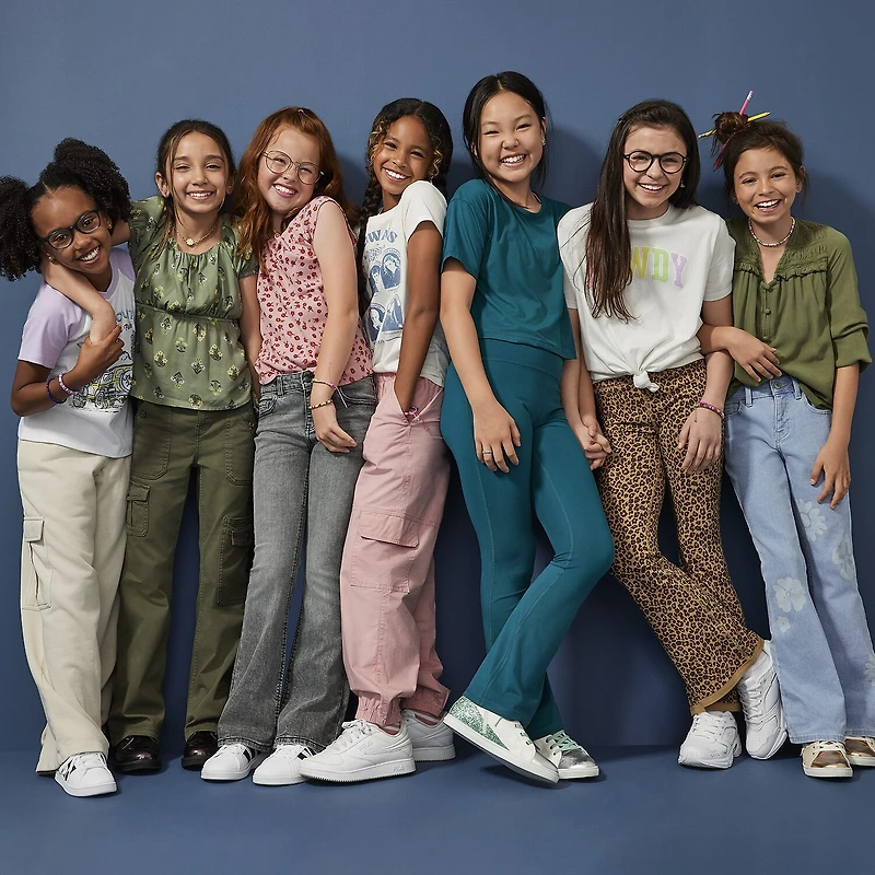Thereabouts Cargo Little & Big Kid Girls Cuffed Relaxed Fit Jogger Pant