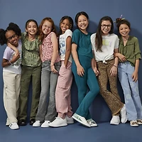 Thereabouts Cargo Little & Big Kid Girls Cuffed Relaxed Fit Jogger Pant