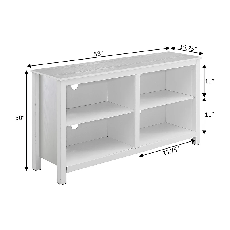 Montana Highboy TV Stand With Shelves