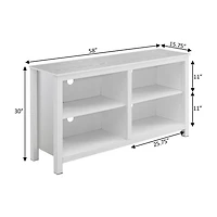 Montana Highboy TV Stand With Shelves