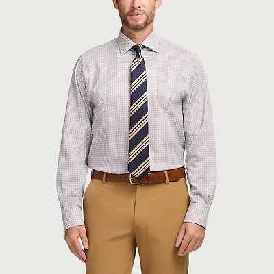 IZOD Royal Textured Mens Regular Fit Easy Care Wrinkle Free Long Sleeve Dress Shirt