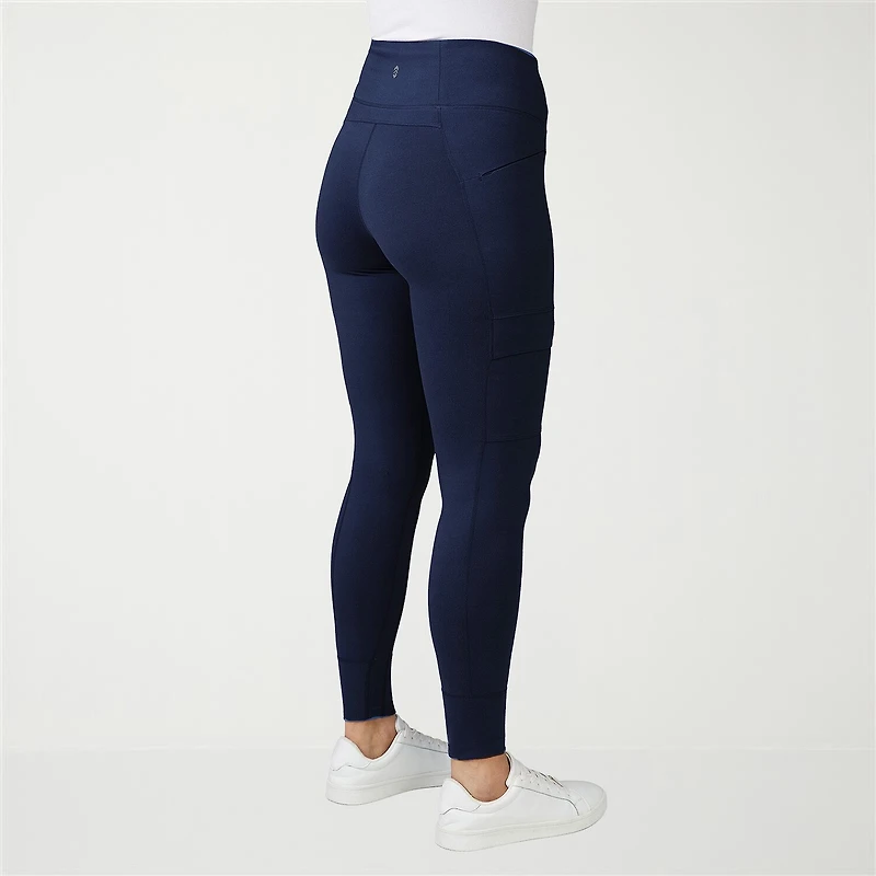 Free Country Womens Comfort Waistband Stretch Fabric Full Length Leggings