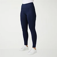 Free Country Womens Comfort Waistband Stretch Fabric Full Length Leggings