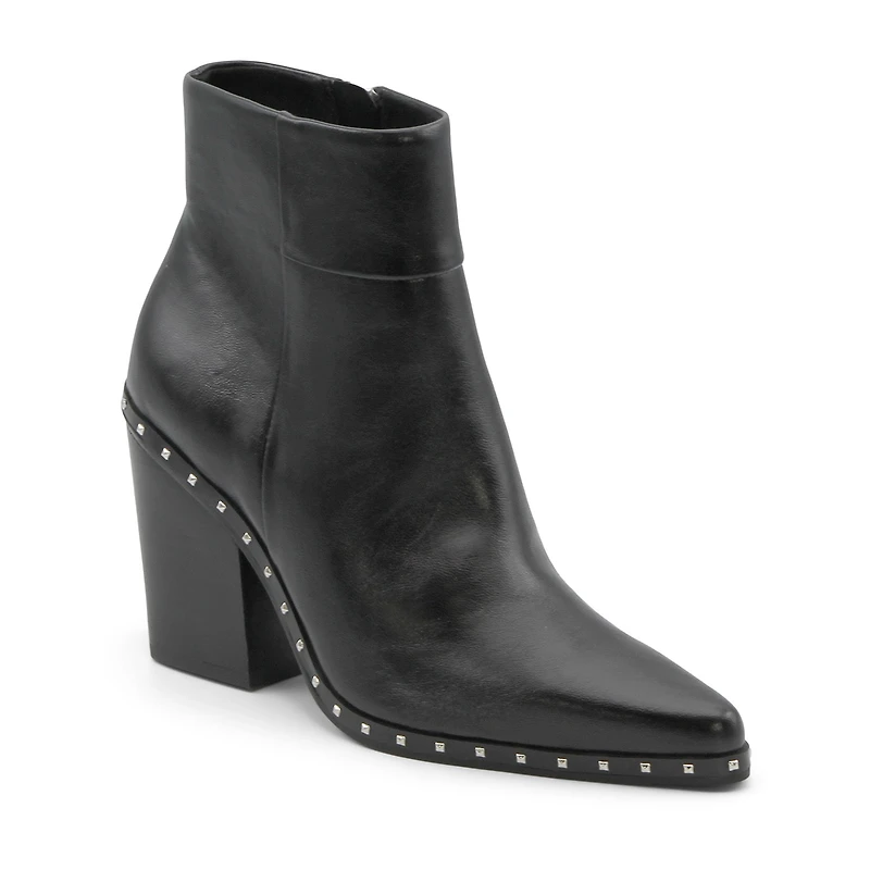 Charles David Womens Van Block Heel Dress Boots